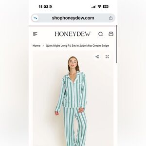 Honeydew Intimates quiet night PJ set